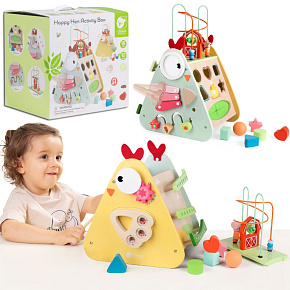 CLASSIC WORLD Kostka Montessori 10v1 Šťastná Farma XXL