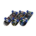 Skateboard drevěný 43cm 3 barvy ve fólii