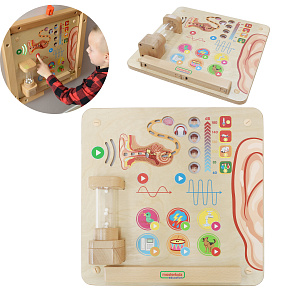MASTERKIDZ Vzdělávací Tabule Smysl Sluchu Montessori
