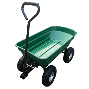 Herzberg HG-8028-75: 75L kolečko sklápěcí vozík