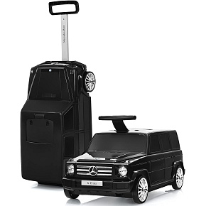 Lebula walizka jeździk 3w1 mercedes g-class auto samochód dla dzieci czarny Lebula walizka jeździk 3w1 mercedes g-class auto samochód dla dzieci czarny