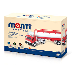 Stavebnice Monti System MS 08.3 Benzina Liaz 1:48 v krabici 31,5x16,5x7,5cm