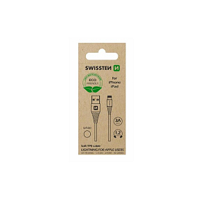 Datový kabel USB / lightning 1,2 m, bílý (ECO BALENÍ)