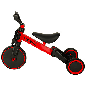 Odrážedlo Trike Fix Mini multifunkční kolo 3v1 červené