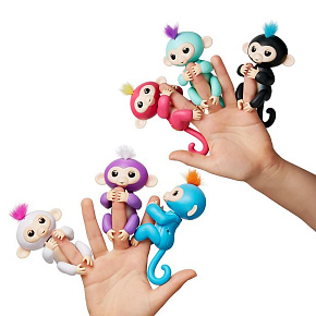 Cenocco Finger Toy Happy Monkey (Pink)