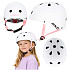 Kask rowerowy dla dziecka Trike Fix dziecięcy regulowany LED S 48-54cm biały