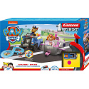 Autodráha Carrera First Paw Patrol/Tlapková Patrola 2,4m plast +2 auta na bat. v krabici 50x30x7cm