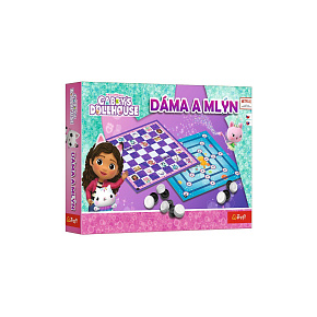 Dáma a Mlýn Gabby's Dollhouse společenská hra v krabici 29x19x4 cm