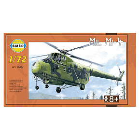 Model Vrtulník Mil Mi-4 v krabici 34x19x5,5cm