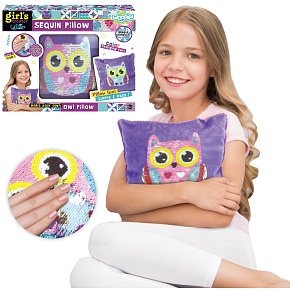 WOOPIE ART&FUN Kreativní Sada Polštářek k Ozdobení Sovička