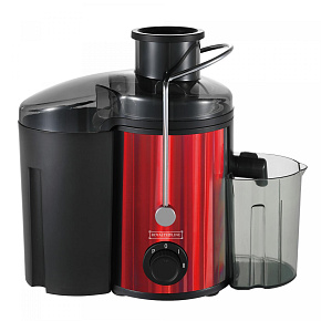 Royalty Line RL-PJ19001RD : extracteur de jus en acier inoxydable 15 L - 700 W - rouge