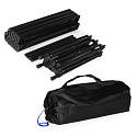 Skládací turistický stůl 95x55 cm kempingový s taškou černý MultiGarden