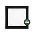 Ecolite Vestavné LED svítidlo LED-WSQ-CCT/6W/CR SMD panel 12x12cm, 6W RAFA, CC