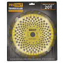 Nůž křovinořezu (kotouč) (D255*25.4) 40Т  (oboustranný) (gold) PROCRAFT