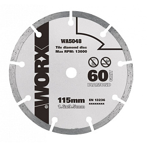 WA5048 - Diamantový kotouč 115 x 9,5  pro WU427, Worxsaw XL