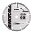 WA5048 - Diamantový kotouč 115 x 9,5  pro WU427, Worxsaw XL
