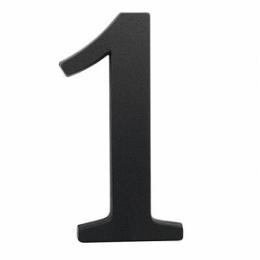 Cyferka SP 19cm czarna 1
