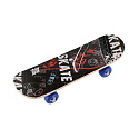 Skateboard drevěný 43cm 3 barvy ve fólii