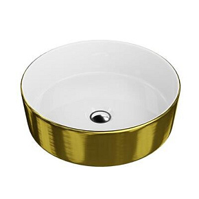 Umywalka nablatowa Lavita MERIDA brushed gold
