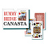 Canasta společenská hra - karty 108ks v papírové krabičce 12x9x2cm