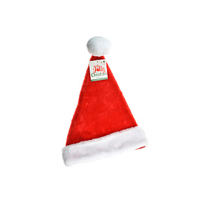 Vánoční čepice s bambulkou