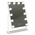 Lusterko do makijażu kosmetyczne podświetlane 12 LED Hollywood z 12 żarówkami USB 30 x 40 cm
