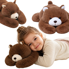 WOOPIE Pluszak Obciążeniowy Miś Niedźwiadek Bruno Antystresowy Sensoryczny Ciężkomiś Przytulanka 65cm 1,5 kg WOOPIE Pluszak Obciążeniowy Miś Niedźwiadek Bruno Antystresowy Sensoryczny Ciężkomiś Przytulanka 65cm 1,5 kg