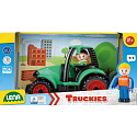 Auto Truckies traktor plast 17cm s figurkou v krabici 24m+