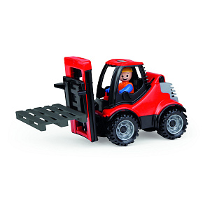 Auto Truckies vysokozdvižný vozík s paletou plast 22cm s figurkou v krabici 24m+