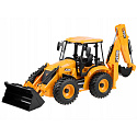 Lebula dálkově ovládané auto rc bagr jcb kovové vozidlo žluté