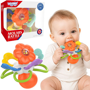 WOOPIE BABY Grzechotka Gryzak Sensoryczny Kwiatek 0m+