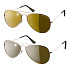 Eagle Eyes - Pilot Sunglasses set of 2 - silver/gold