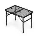 Turistický stůl 60x40 cm kempingový skládací do kufříku černý MultiGarden