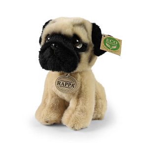 Plyšový pes mops 18 cm ECO-FRIENDLY Plyšový pes mops 18 cm ECO-FRIENDLY