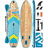 Lebula sup deska pompowana do pływania paddle stand up zestaw 320cm jasnoniebieska