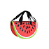 Plážová taška Kiwi zelená, 49 x 28 x 15 cm