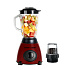 Comfy Nest CN-BLG15RED : Mélangeur et broyeur en verre 2 en 1 800 W avec fonction impulsion - Rouge